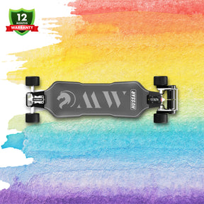 OMW Hussar Street/All-terrain Flexible Electric Skateboards with CNC Colored Trucks