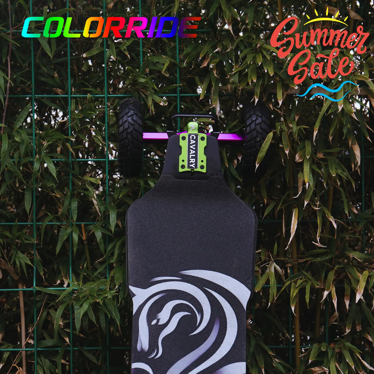 OMW Cavalry Street/All-terrain Electric Skateboards with CNC Colored Trucks
