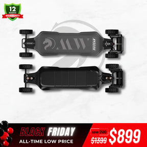 OMW Hussar Street/All-Terrain Carbon Flexible Electric Skateboards Suitable for Beginners